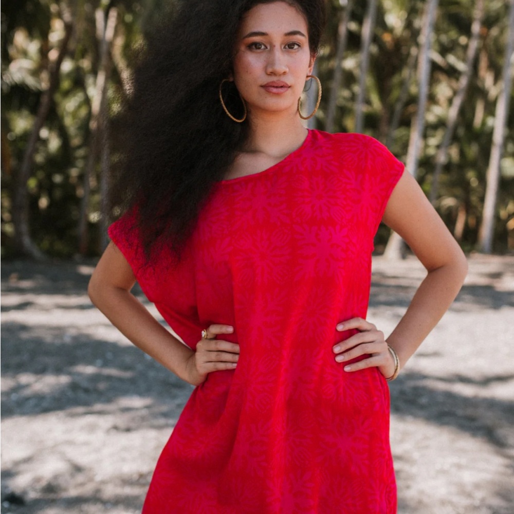 Vibrant Red Dress